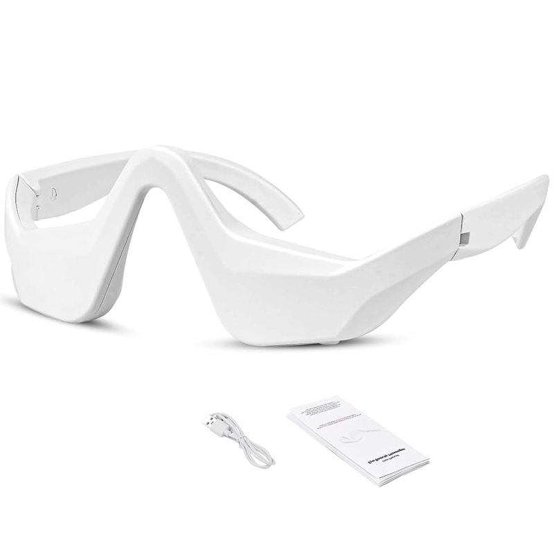 A83X：目の下のクマやくすみを改善する赤色光療法メガネ、赤 - Light Therapy Glasses のレビューと価格