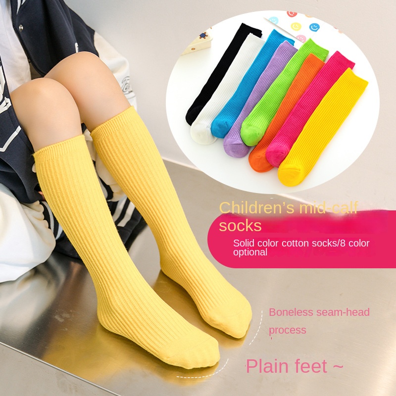 1 ペアかわいい女の赤ちゃんリブチューブソックス男の子ストッ - Baby Sock Oximeter のレビューと価格