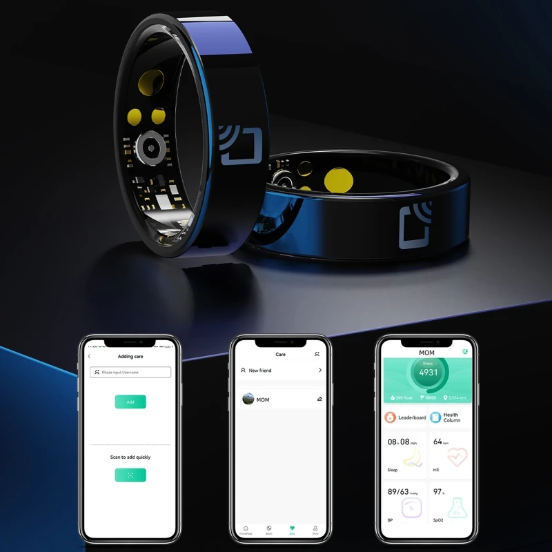 NFC スマートリング - 心拍数健康睡眠モニター付き IP - Smart Ring Nfc Pay のレビューと価格