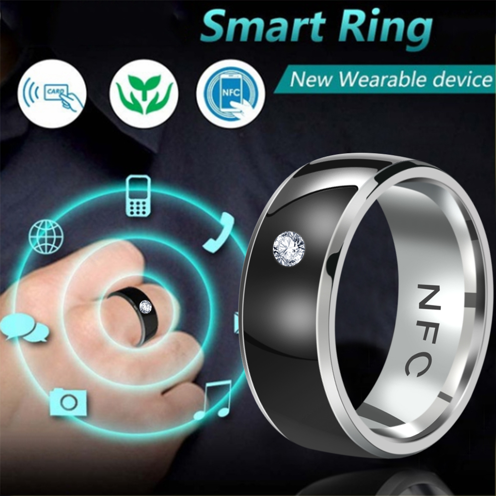 スマートフォン,デジタル,ステンレス鋼,男性と女性のための携 - Smart Ring Nfc Pay のレビューと価格