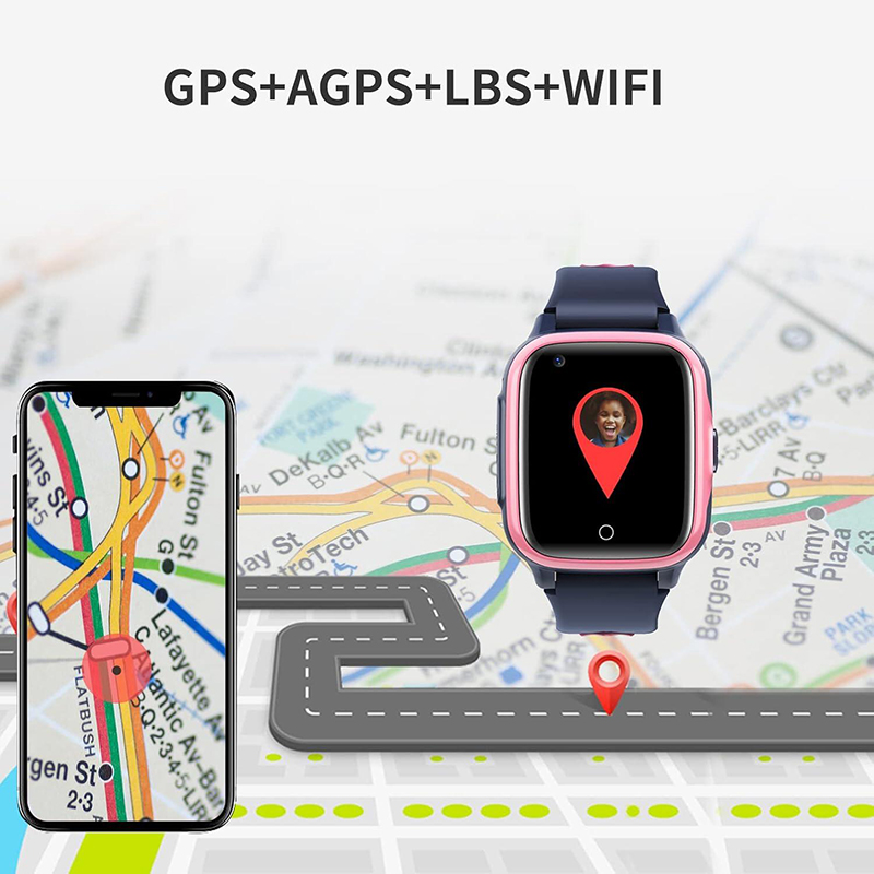 Wonlexスマートウォッチ子供用GPS WiFi位置情報追 - Fall Detection Watch のレビューと価格